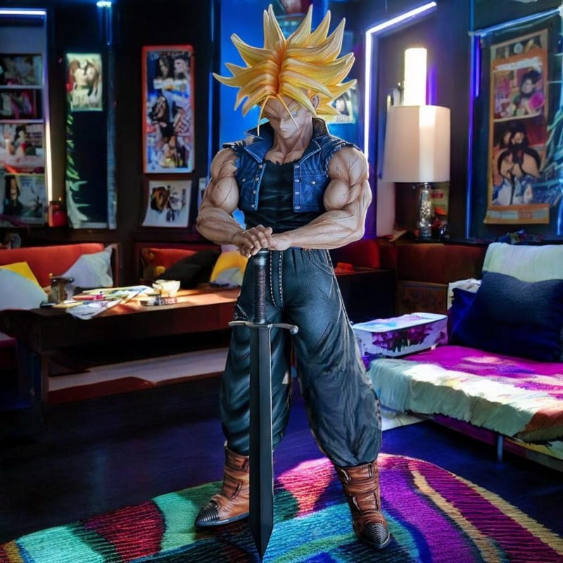 Figurine Dragon Ball Z De Trunks Pvc 25cm - UK