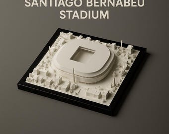 Real Madrid Bernabéu Stadium Model | Football Fan Gift | Soccer Fan present