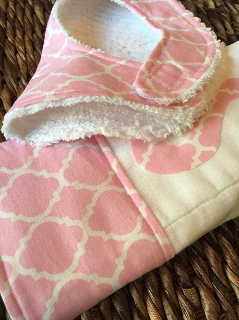 Baby Girl Burp Cloth Monogram Burp Cloth Personalized Burp Etsy