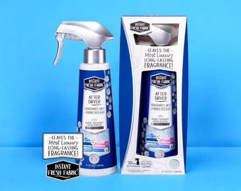 DESPUÉS DE LA SECADORA Fragancia y liberador de arrugas • Tela fresca al instante • Elimina olores no deseados en segundos • 10.1 oz (300 ml).