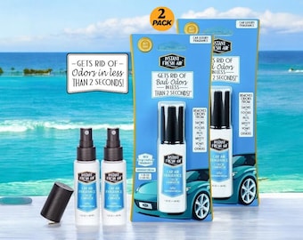 Ambientador para coche Hawaiian Dream (paquete de 2): Eliminador de olores