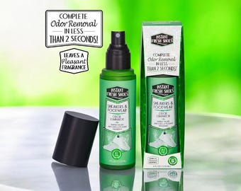 Eliminador de olores de zapatos de lavanda: Ambientador instantáneo para zapatillas (120 ml)