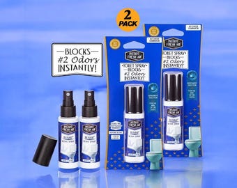 Eliminador de olores de inodoro Neptune Royal: Spray para antes o después n.° 2 When You Go, paquete de 2