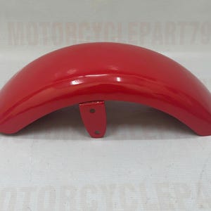 Honda CZ100 CZ 100 Front Fender Monkey Bike Mud Guard, Honda Mini-Trail CZ100 Front MudGuard Fender Red.