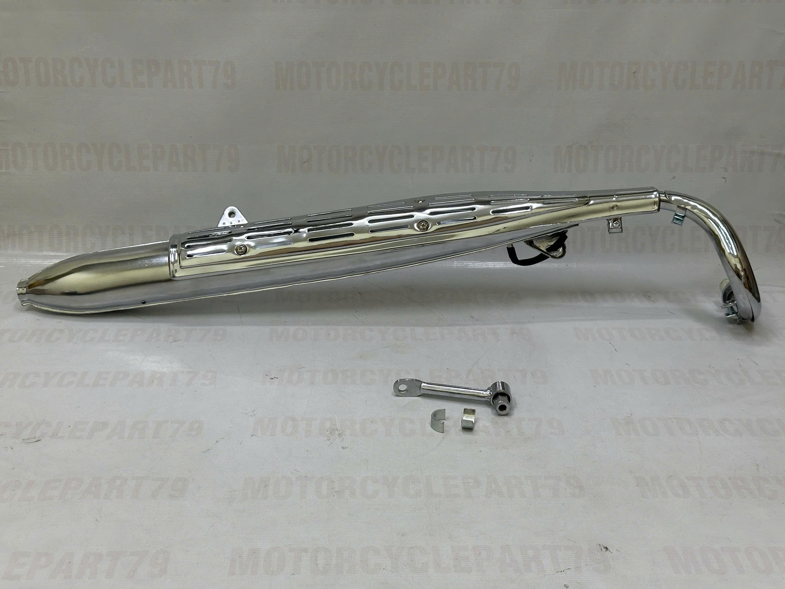 Tubo di scarico sospeso per Honda SS50 CD50 CL50 CL70.