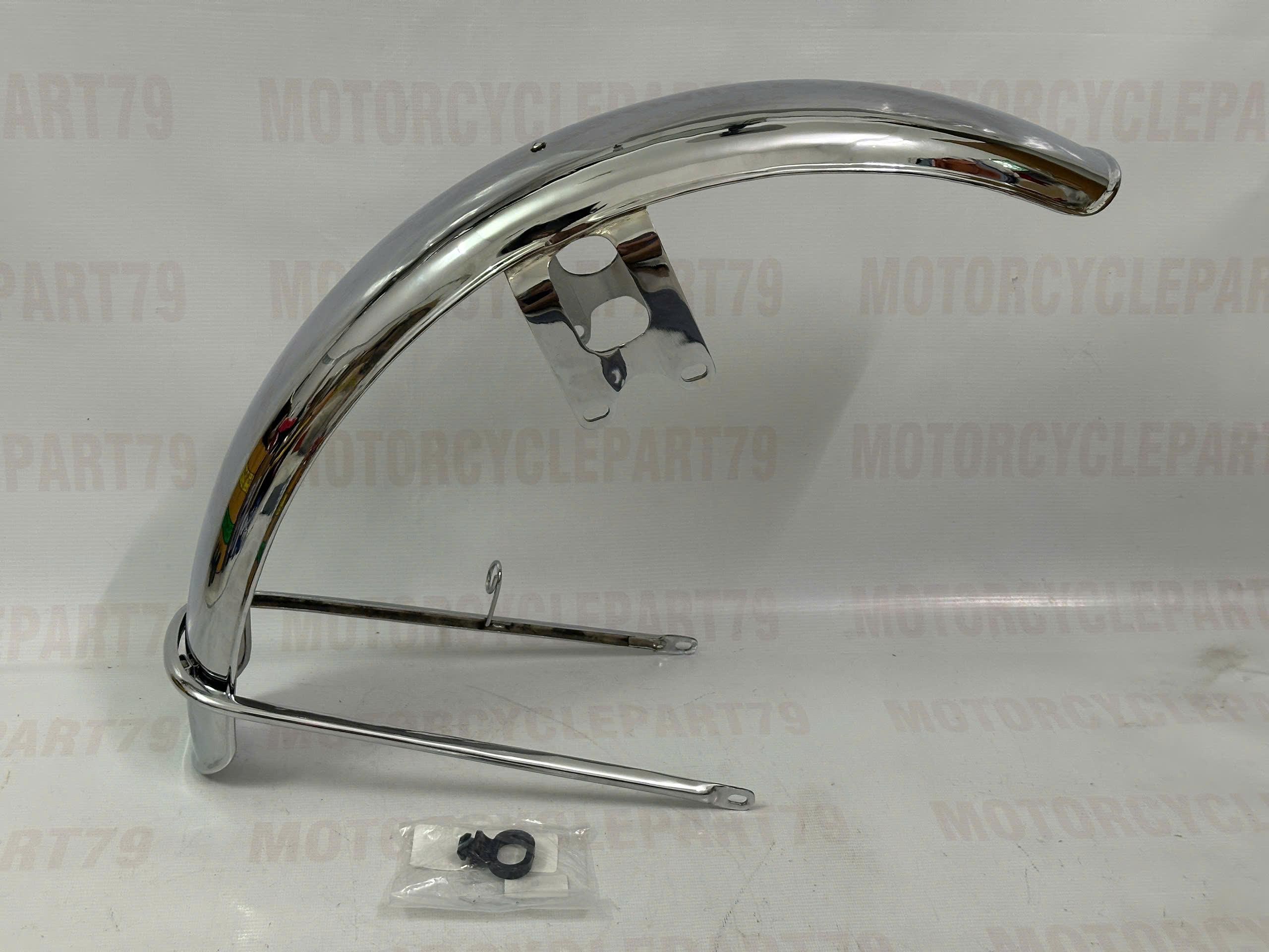 Chrome Front Fender: Suzuki GT380 GT500 GT550 GT750 Reproduction