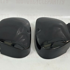 Cubiertas laterales negras para Honda Dream 305 CA77 CA72 (par)