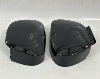 Honda Dream 305 CA77 CA72 Black Side Covers (Pair)