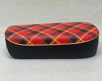 Honda Monkey Bike Z50 Z50M Gold Tartan Reproduction Seat