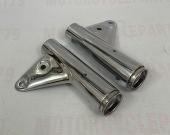 1972-1974 Honda CL350 Scrambler Front Fork Ears Cover: Headlight Stay Holder