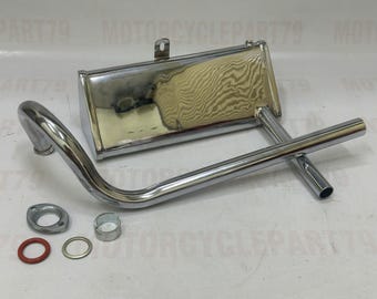 Honda Monkey Bike Exhaust Pipe: Chrome CZ100 Z100 Mini-Trail