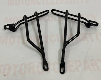 Honda ATC70 Trike Foot Step Guard Set, Black (1973-1974)