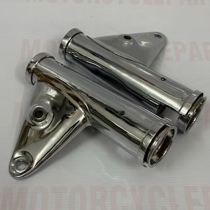 1973-1974 Honda CB 500 CB500 K Front Fork Ears Cover, CB 500 CB500 Four K2 Headlight Stay Holder 1973 1974.