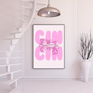 Trendy Cin Cin Print, Cocktail Cheers Print, Cocktail Print, Bar Cart Art Print, Maximalist Kitchen Print, Vintage Drink Poster, Retro Art