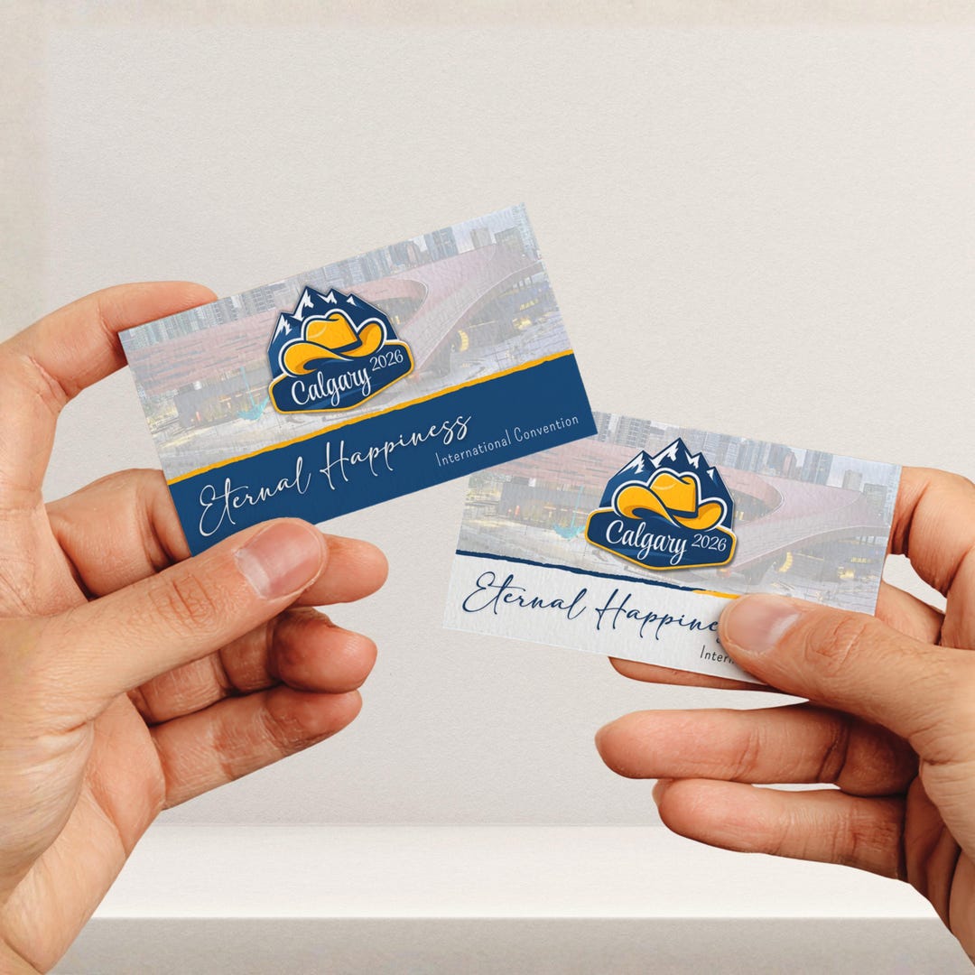 Calgary JW 2026 International Convention Eternal Happiness Cards ...