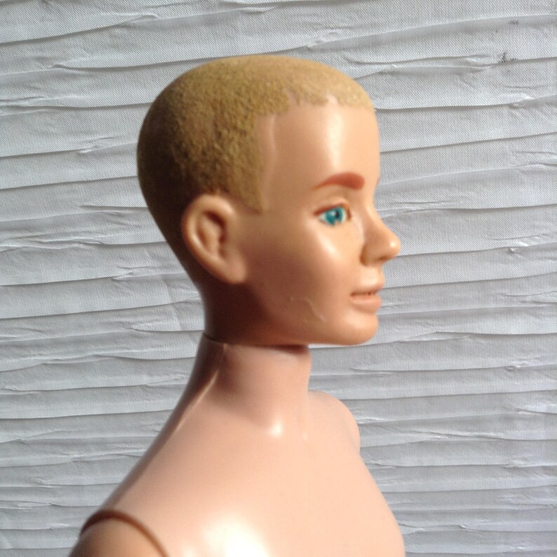 Vintage 1961 Flocked Blonde Hair Ken doll. 750 Ken. Ken™ Etsy