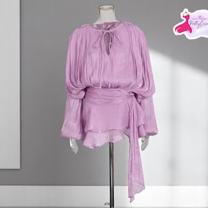 Boho Mini Dress for Women | Long Sleeve Ruffle Style | Stylish Party Look | Layered Hem Design | Flowy Casual Bohemian Outfit