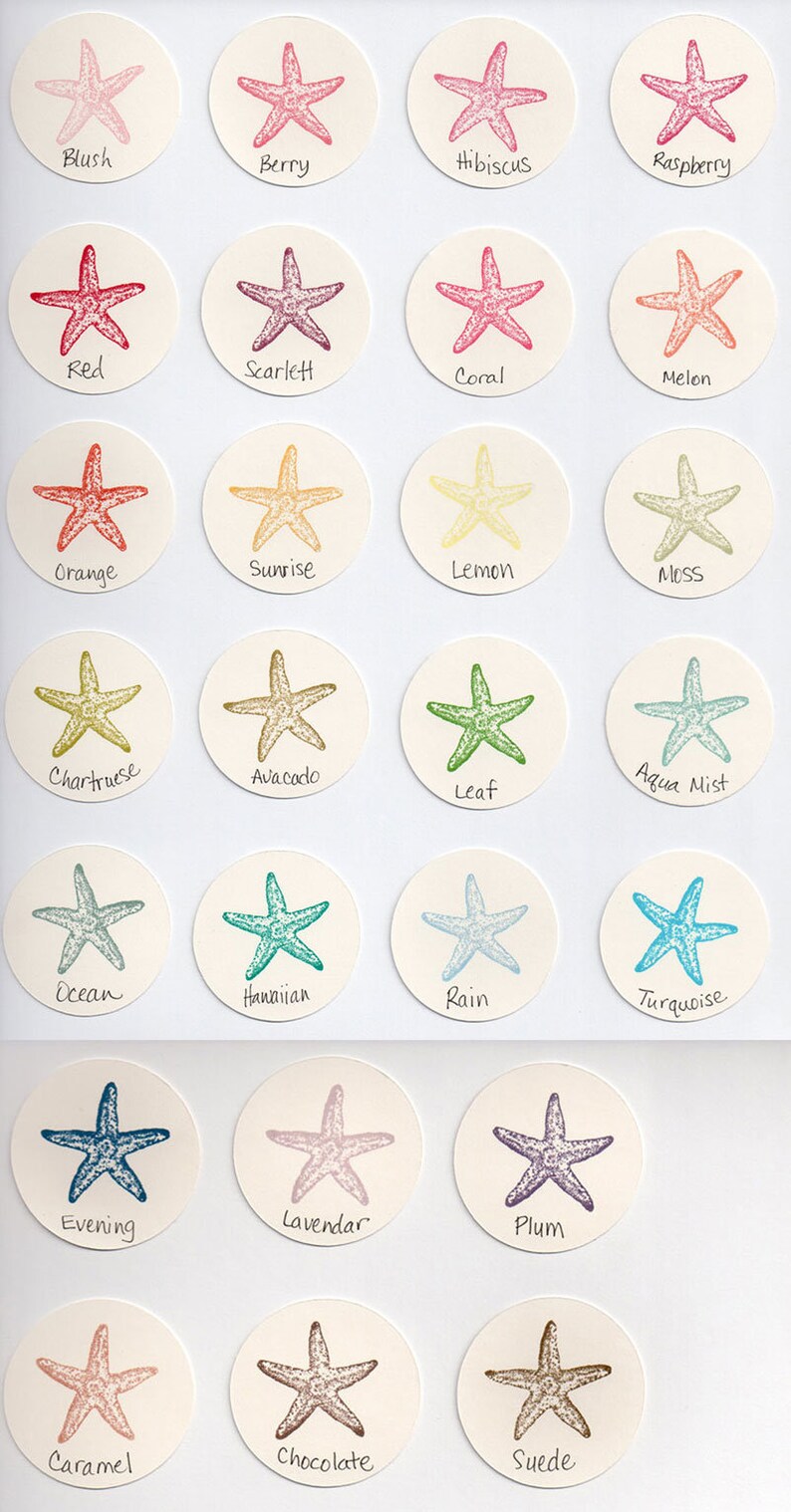 set of 6 SEASHELL Beach Thank You Stationery