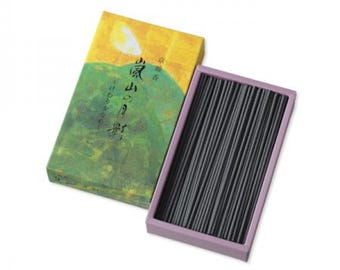 Räucherstäbchen Mond Schatten von Arashiyama Kousaido Kyoto 70g ca. 170 Sticks Japanischer Räucherstäbchen senkou aus japan