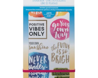 Inspirational Life Planner Sticker Book (18 pages, 1,675 pcs) - American Crafts