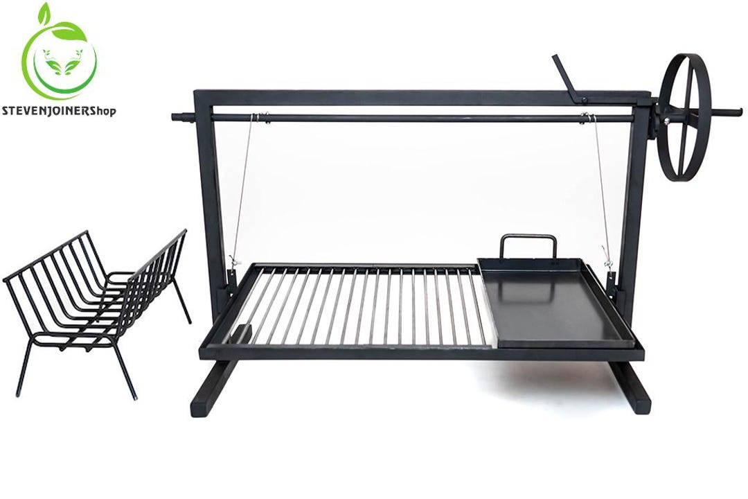 Brasero artiss g5 graphite plaque de cuisson acier inoxydable