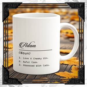 Caneca personalizada com definição de nome, melhor presente para amantes de café, presentes de caneca de café personalizados para mamãe e papai, presentes de aniversário e Natal para ele