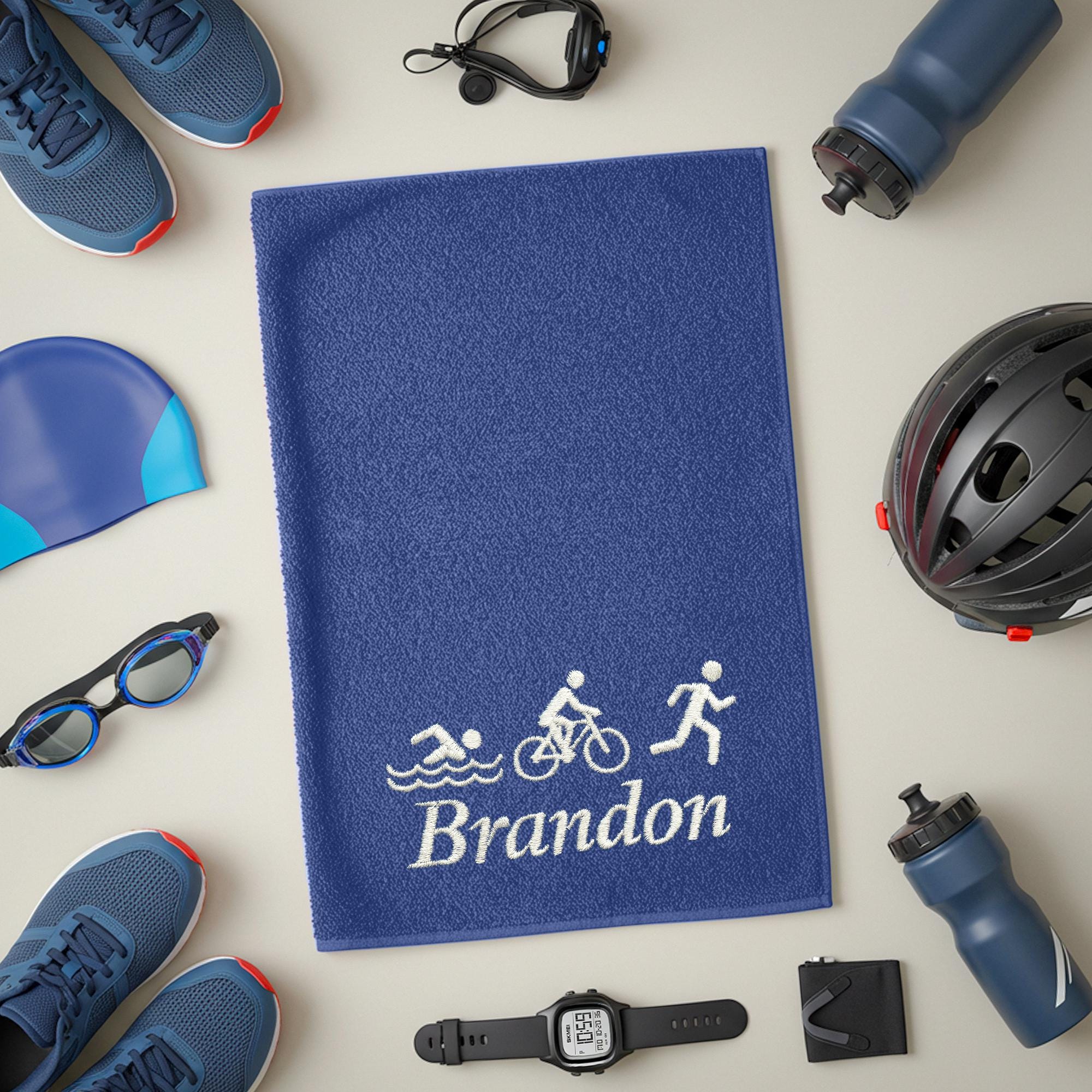 Serviette de protection pour vélo Peloton Spin Bike | Super absorbante, séchage rapide pour garder le cadre toujours sec (rouge