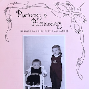Sleeveless Romper Sewing Pattern for Baby, Baby Lyric from Pintucks and Pettiecoats, Fully Lined Romper Pattern, Reversible Romper Pattern