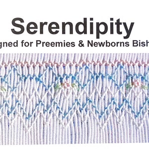 Smocking Plate by Crosseyed Cricket Serendipity— designed for Preemies and Newborns