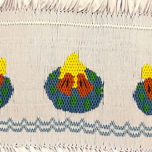 Duck Smocked Inset: Summer Baby Garment Embellishment