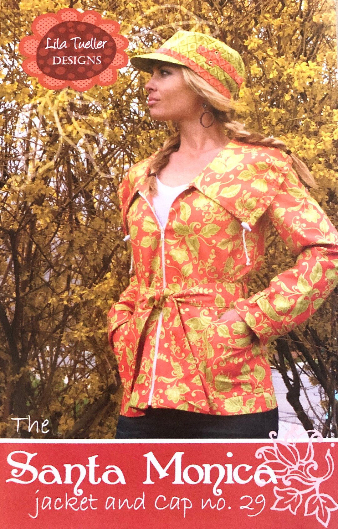 Jacket Sewing Pattern for Women, Zip Front Jacket Sewing Pattern for