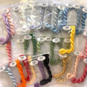 Floche Embroidery Floss by Wendy Schoen, Embroidery Thread, Smocking Thread