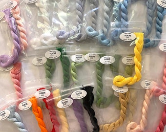 Floche Embroidery Floss by Wendy Schoen, Embroidery Thread, Smocking Thread