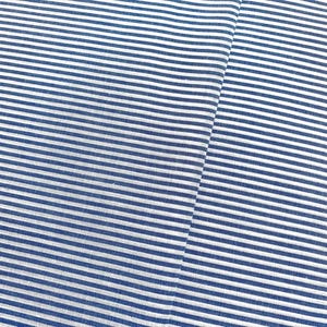 Chambray Blue Smocking Stripe Fabric by Spechler-Vogel, Polycotton Stripe, Smocking Stripe Fabric