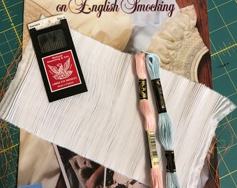 Learn to Smock Kit with Ellen McCarn on English Smocking Book