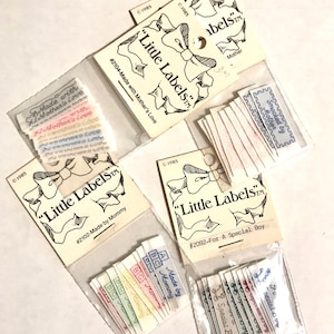 Little Labels Clothing labels for Children’s Clothing