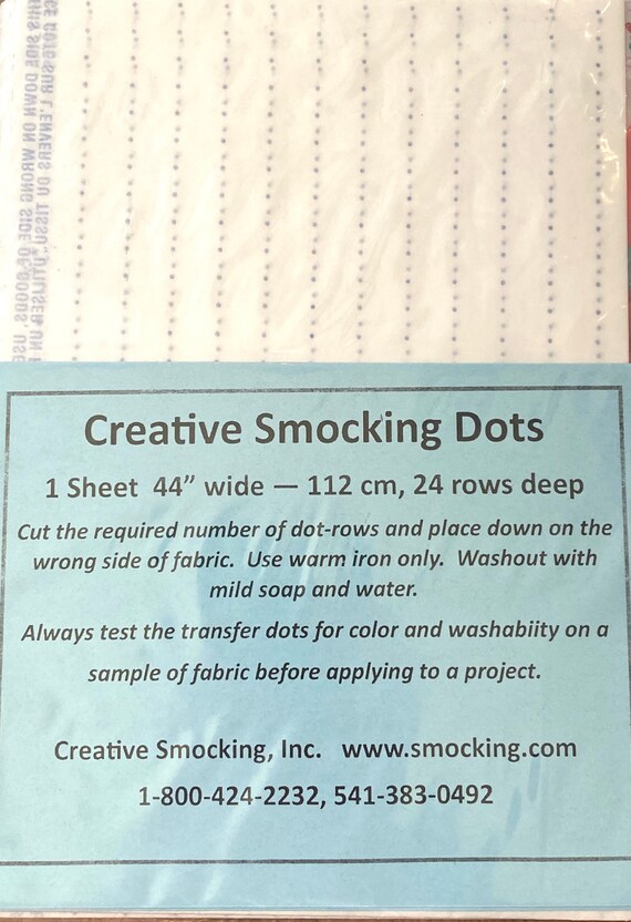 Creative Smocking Dots Iron on smocking dots Etsy