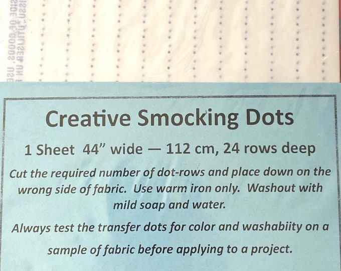 Creative Smocking Dots Iron on Smocking Dots Smocking Dots Etsy