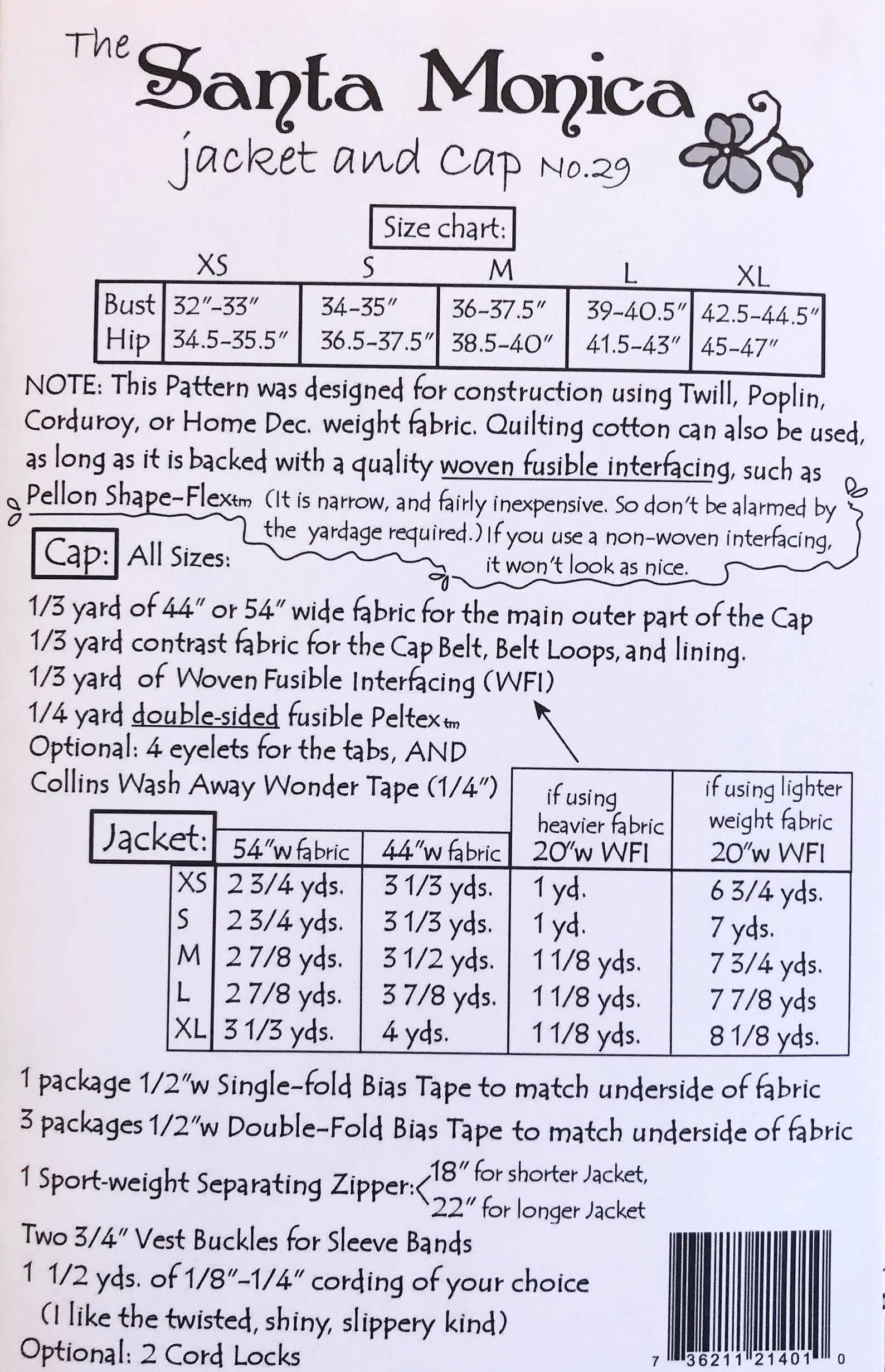 Jacket Sewing Pattern for Women Zip Front Jacket Sewing Etsy