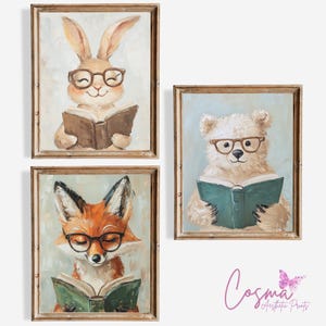 巣の中の鳥の家族の水彩画、森の保育園の鳥のアート、子供部屋用の