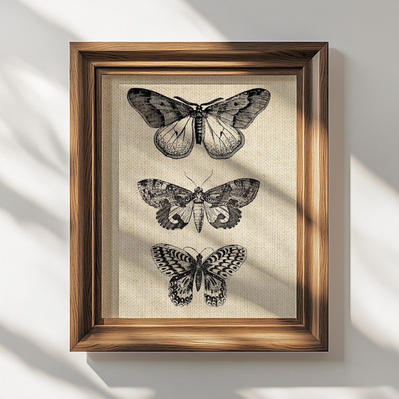 Antique Insect Print - Etsy