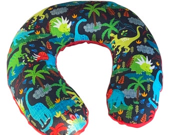 Dinosaur Child Travel Pillow, Neck Road Trip Pillows, Child Neck Travel Pillow, Car Seat Pillow for Toddler, Car Cushions, Contour Pillows