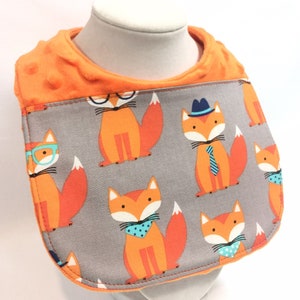 Dusty Pink Baby Knitted Set Fox Bib Copy
