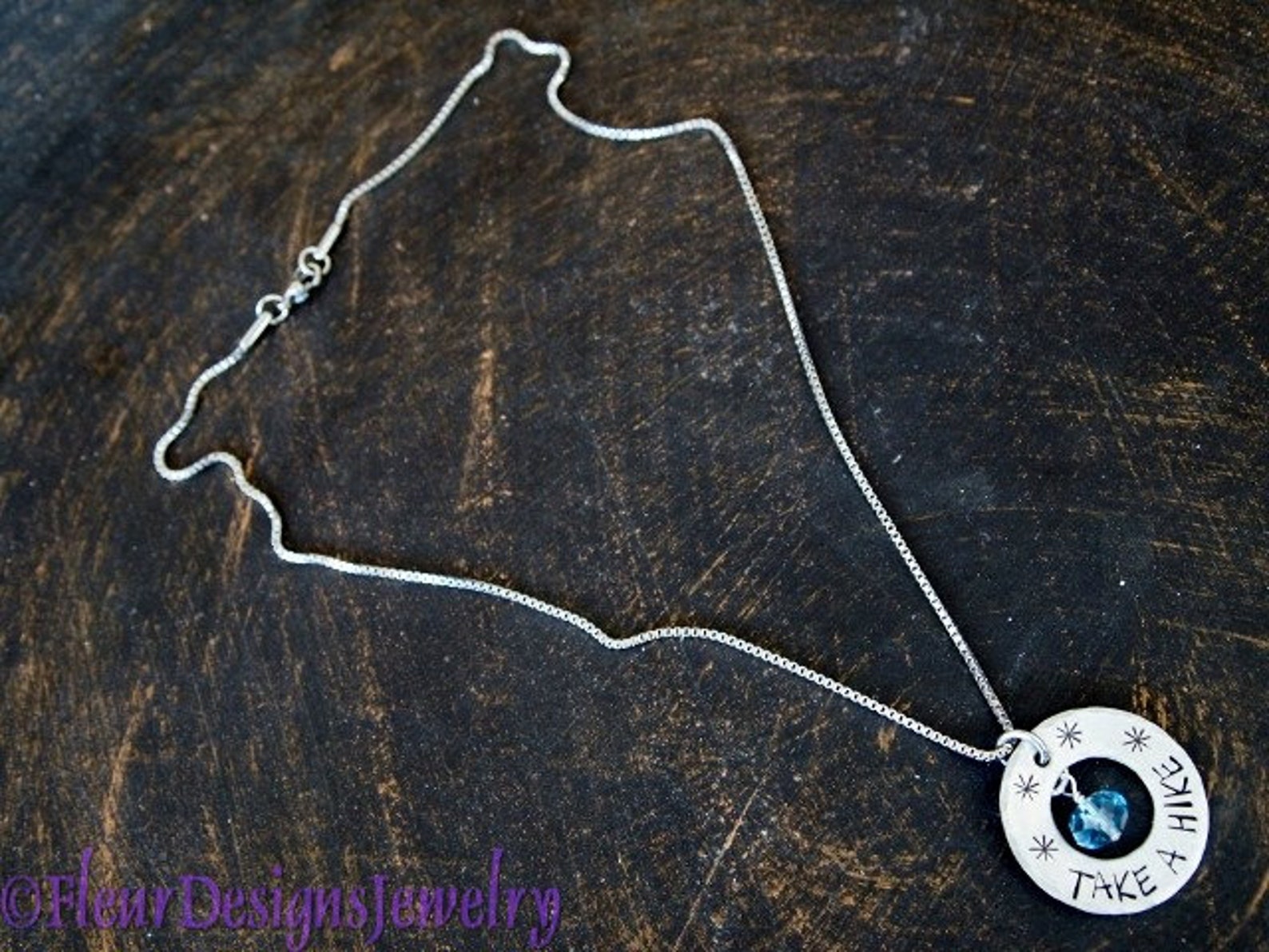 TAKE A HIKE Necklace Jewelry for Hikers Inspirational Etsy