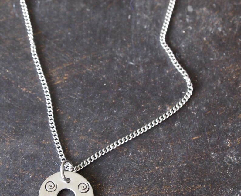 YOU GOT THIS- Hand Stamped Necklace, Encouragement Charm Necklace, Inspirational Jewelry image 7