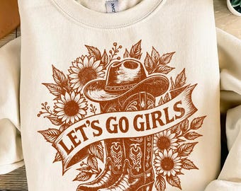 Vintage Country Girl SVG PNG: Retro Southern Design (Digital Download)
