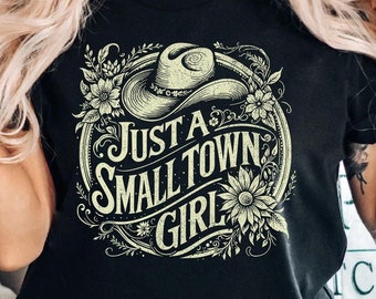 Small Town Girl SVG PNG: Vintage Country Design (Digital Download)