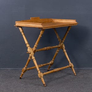 Gründerzeit Folding Tablet Side Table Board Antique 2301_1203