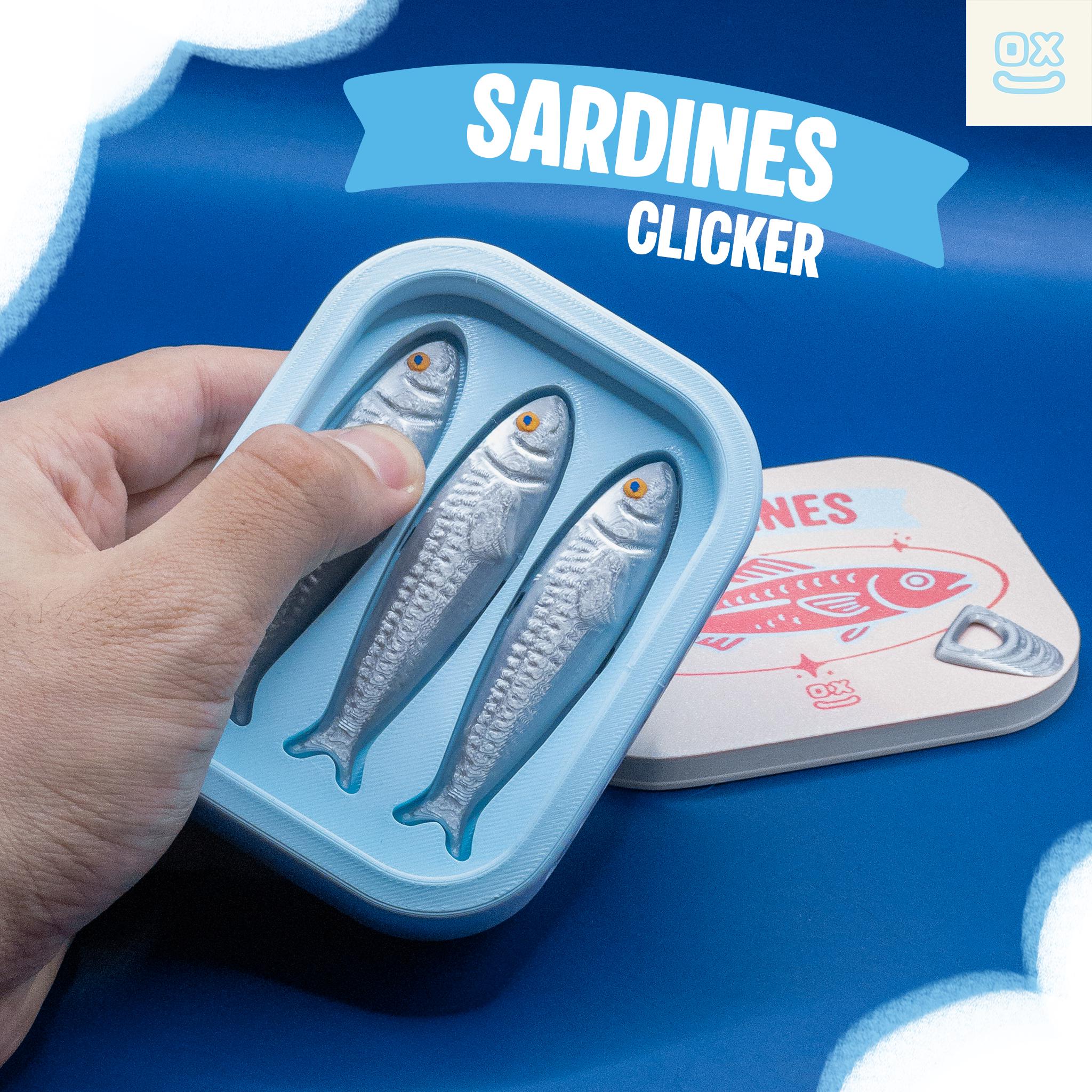 Sardine Can Fidget Clicker Toy 3D Print STL File Funny Desk Gadget Etsy