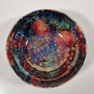 Vintage Burleigh Ware Burlslem Lustre Bowl Pattern 3820 Circa 1930&#39;s 25cm x 9cm